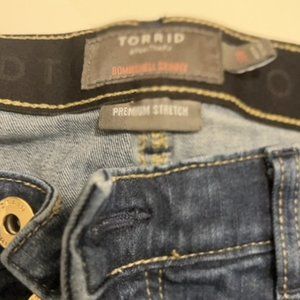 Stretch Front Button Jeans